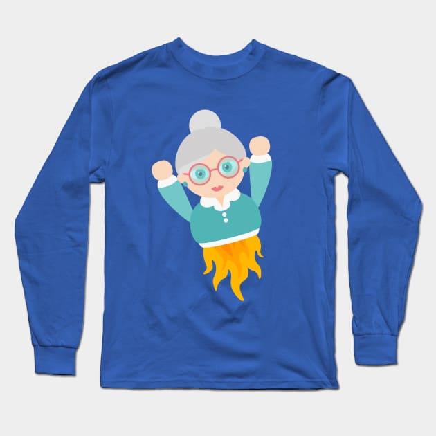 Supergrandma Long Sleeve T-Shirt by XOOXOO